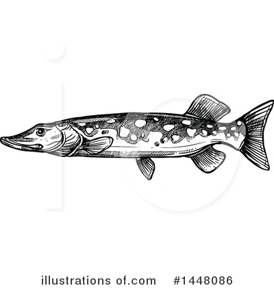 Royalty-Free (RF) Pike Clipart Illustration by Vector Tradition SM - Stock Sample #1448086