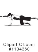 Pilates Clipart #1134360 by David Rey