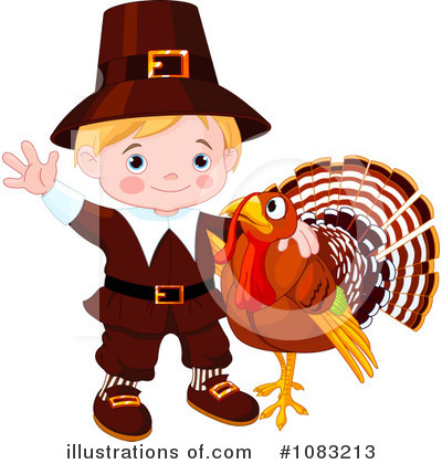 Thanksgiving Turkey Clipart #1083213 by Pushkin