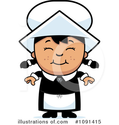 Royalty-Free (RF) Pilgrim Clipart Illustration by Cory Thoman - Stock Sample #1091415