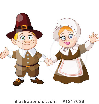 Royalty-Free (RF) Pilgrim Clipart Illustration by yayayoyo - Stock Sample #1217028