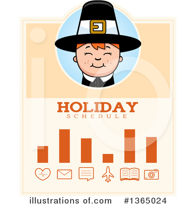 Royalty-Free (RF) Pilgrim Clipart Illustration by Cory Thoman - Stock Sample #1365024