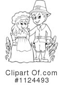 Pilgrims Clipart #1124493 by visekart