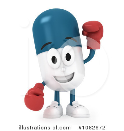 Royalty-Free (RF) Pill Clipart Illustration by BNP Design Studio - Stock Sample #1082672