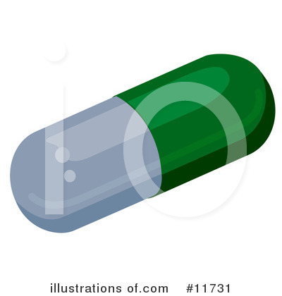 Pill Clipart #11731 by AtStockIllustration