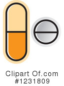 Pill Clipart #1231809 by Lal Perera