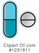 Pill Clipart #1231811 by Lal Perera