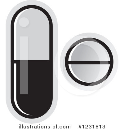 Royalty-Free (RF) Pill Clipart Illustration by Lal Perera - Stock Sample #1231813