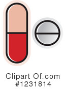 Pill Clipart #1231814 by Lal Perera