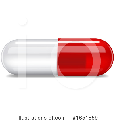 Royalty-Free (RF) Pill Clipart Illustration by Vector Tradition SM - Stock Sample #1651859