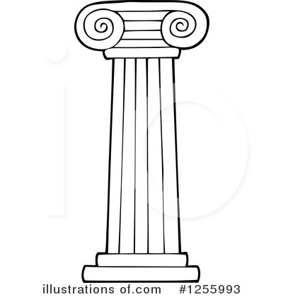 Royalty-Free (RF) Pillar Clipart Illustration by visekart - Stock Sample #1255993