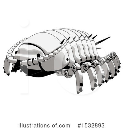 Pillbug Robot Clipart #1532893 by Leo Blanchette