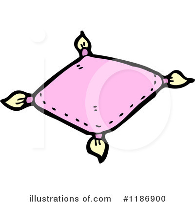 Royalty-Free (RF) Pillow Clipart Illustration by lineartestpilot - Stock Sample #1186900