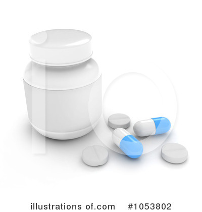 Royalty-Free (RF) Pills Clipart Illustration by BNP Design Studio - Stock Sample #1053802