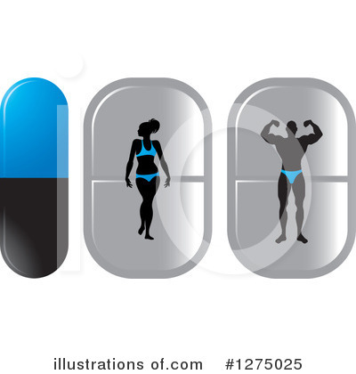 Pill Clipart #1275025 by Lal Perera