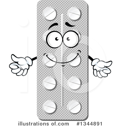 Royalty-Free (RF) Pills Clipart Illustration by Vector Tradition SM - Stock Sample #1344891