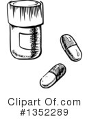 Pills Clipart #1352289 by Vector Tradition SM