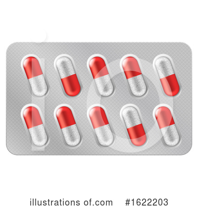 Royalty-Free (RF) Pills Clipart Illustration by Vector Tradition SM - Stock Sample #1622203