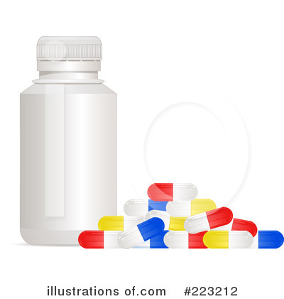Royalty-Free (RF) Pills Clipart Illustration by elaineitalia - Stock Sample #223212