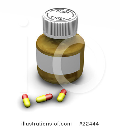 Royalty-Free (RF) Pills Clipart Illustration by KJ Pargeter - Stock Sample #22444
