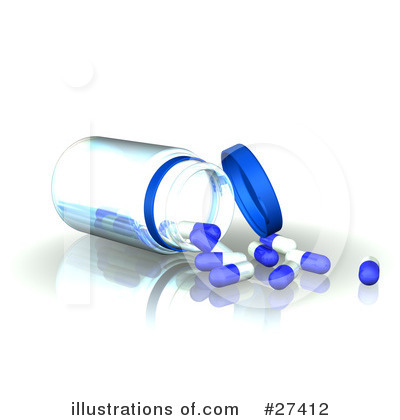 Royalty-Free (RF) Pills Clipart Illustration by Frog974 - Stock Sample #27412
