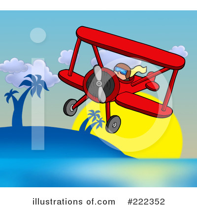 Royalty-Free (RF) Pilot Clipart Illustration by visekart - Stock Sample #222352