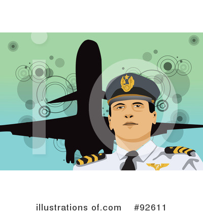 Royalty-Free (RF) Pilot Clipart Illustration by mayawizard101 - Stock Sample #92611