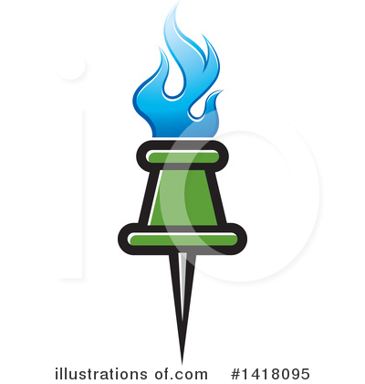 Royalty-Free (RF) Pin Clipart Illustration by Lal Perera - Stock Sample #1418095