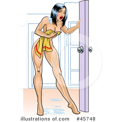 Royalty-Free (RF) Pin Ups Clipart Illustration by r formidable - Stock Sample #45748