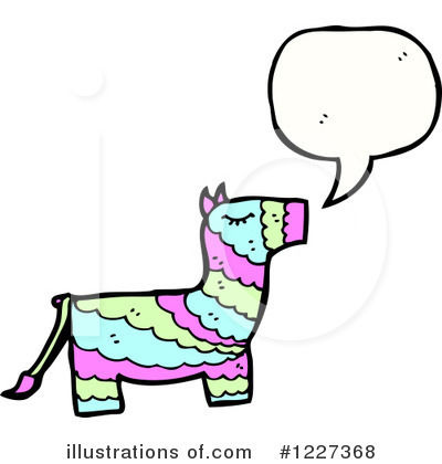 Royalty-Free (RF) Pinata Clipart Illustration by lineartestpilot - Stock Sample #1227368