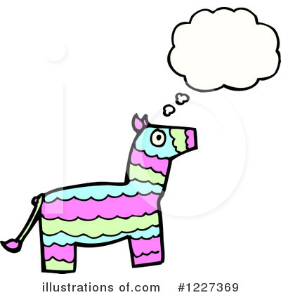 Royalty-Free (RF) Pinata Clipart Illustration by lineartestpilot - Stock Sample #1227369
