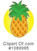 Pineapple Clipart #1089995 by Maria Bell