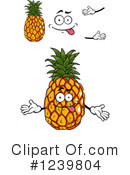 Pineapple Clipart #1239804 by Vector Tradition SM