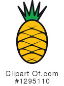 Pineapple Clipart #1295110 by Vector Tradition SM