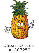 Pineapple Clipart #1307259 by Vector Tradition SM