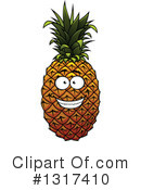 Pineapple Clipart #1317410 by Vector Tradition SM