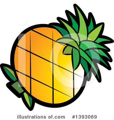 Royalty-Free (RF) Pineapple Clipart Illustration by Lal Perera - Stock Sample #1393069
