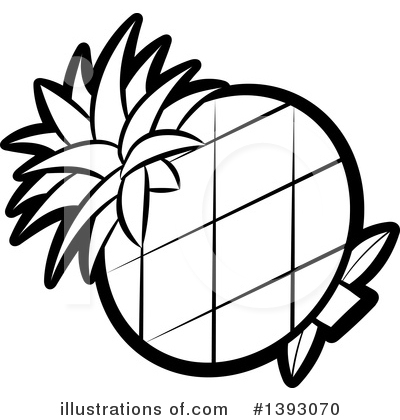Pineapple Clipart #1393070 by Lal Perera
