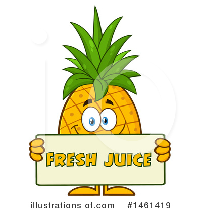 Pineapple Clipart #1461419 by Hit Toon