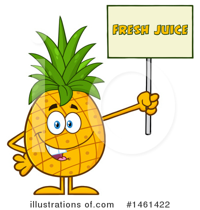 Pineapple Juice Clipart #1461422 by Hit Toon