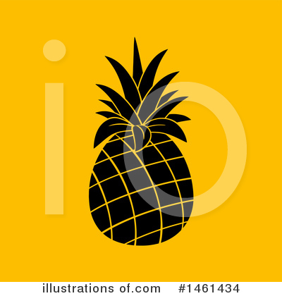 Royalty-Free (RF) Pineapple Clipart Illustration by Hit Toon - Stock Sample #1461434