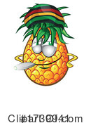 Pineapple Clipart #1739941 by Domenico Condello