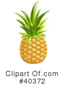 Pineapple Clipart #40372 by AtStockIllustration