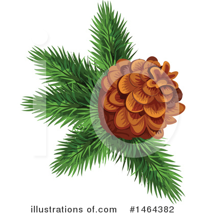 Pinecone Clipart #1464382 by Vector Tradition SM