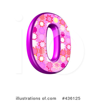Royalty-Free (RF) Pink Burst Number Clipart Illustration by chrisroll - Stock Sample #436125