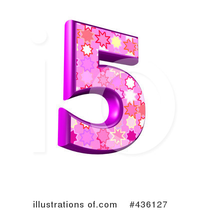 Royalty-Free (RF) Pink Burst Number Clipart Illustration by chrisroll - Stock Sample #436127