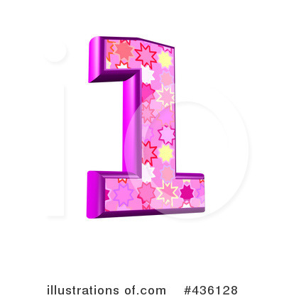 Royalty-Free (RF) Pink Burst Number Clipart Illustration by chrisroll - Stock Sample #436128