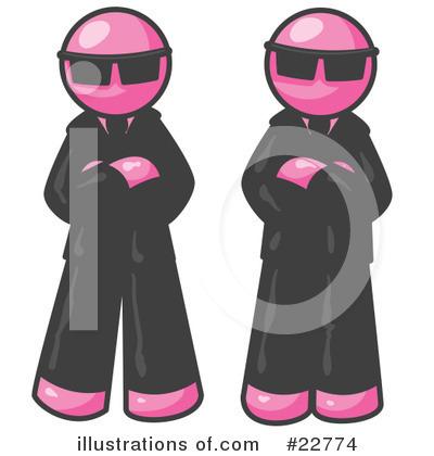 Royalty-Free (RF) Pink Collection Clipart Illustration by Leo Blanchette - Stock Sample #22774