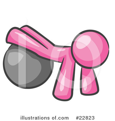 Royalty-Free (RF) Pink Collection Clipart Illustration by Leo Blanchette - Stock Sample #22823