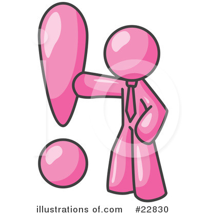 Royalty-Free (RF) Pink Collection Clipart Illustration by Leo Blanchette - Stock Sample #22830